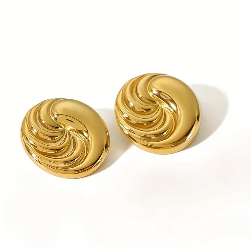 Round Twisted Studs