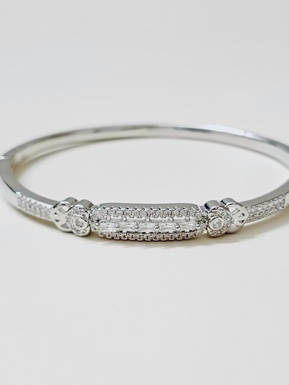 Silver Crystal Bracelet