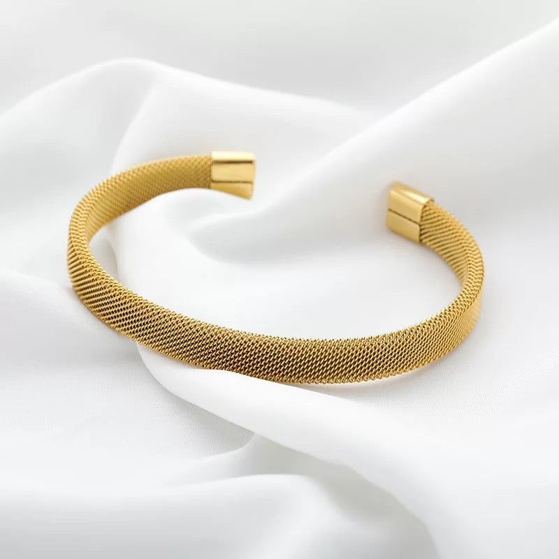 The Orion Cuff-Stainless Steel 24K Gold Plated