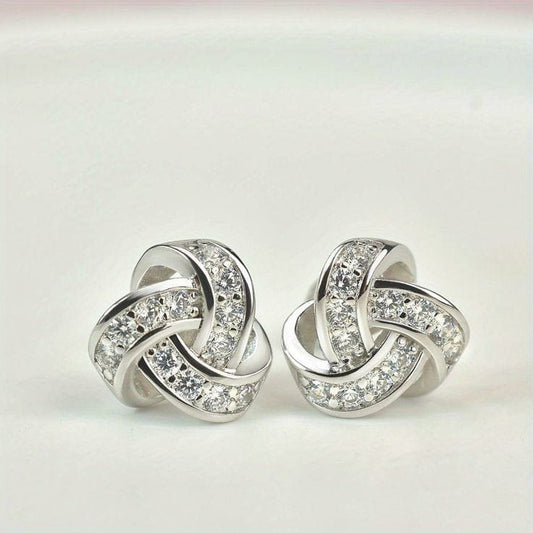 Love Knot Stud Earrings