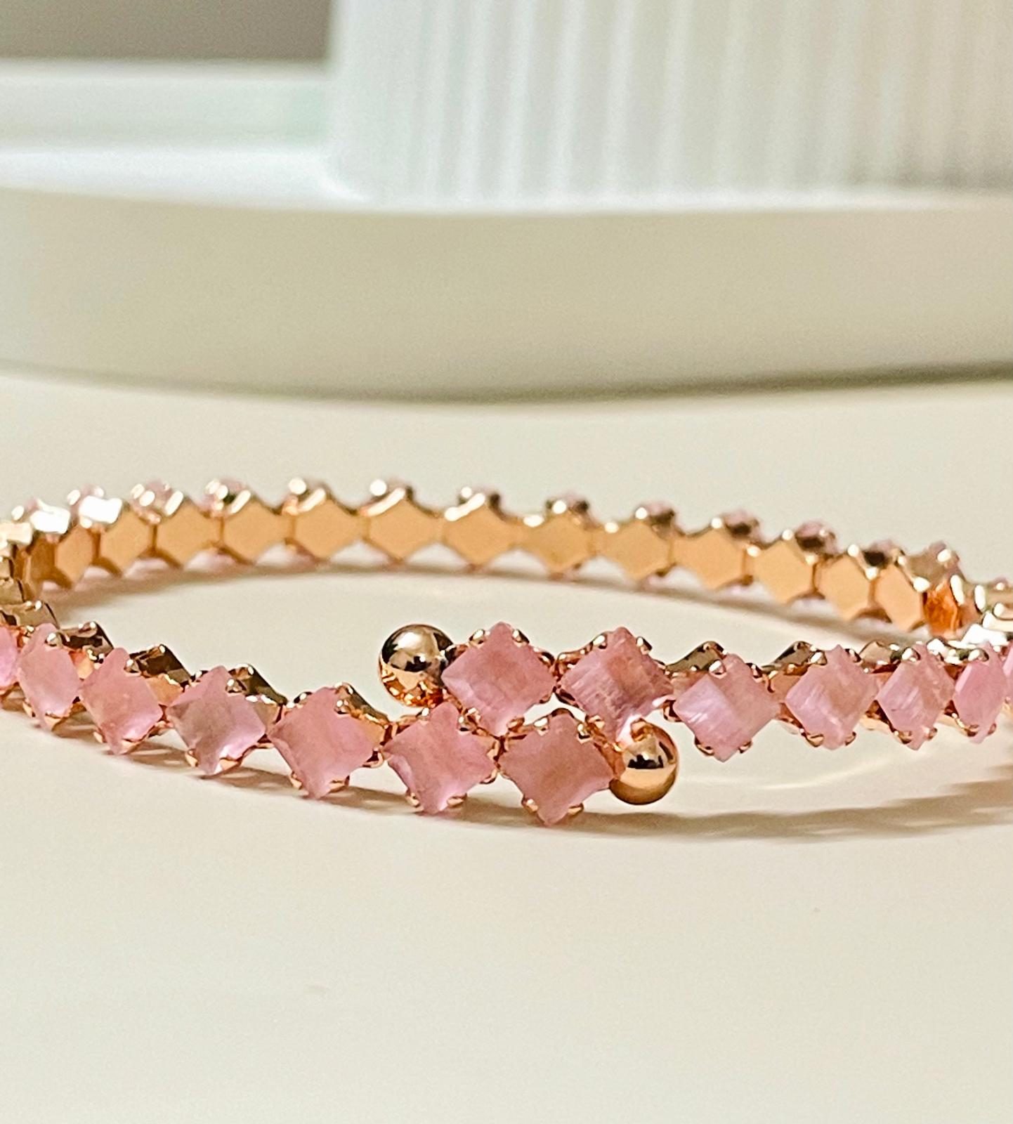 Pink Prism Adjustable Bracelet