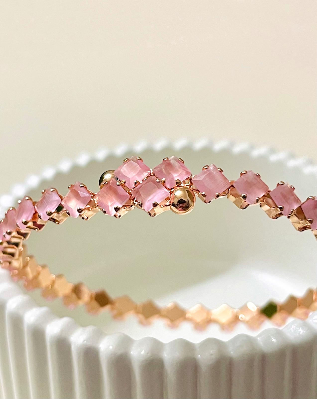 Pink Prism Adjustable Bracelet