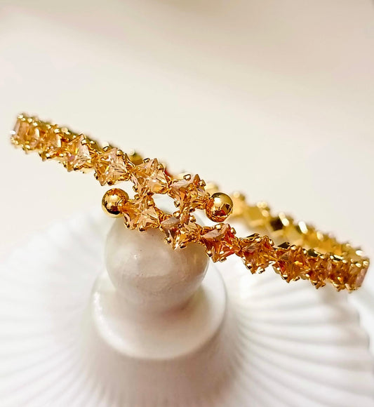 Aurora Gold Adjustable Bracelet - Glamoria