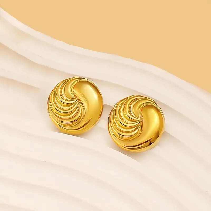 Round Twisted Studs